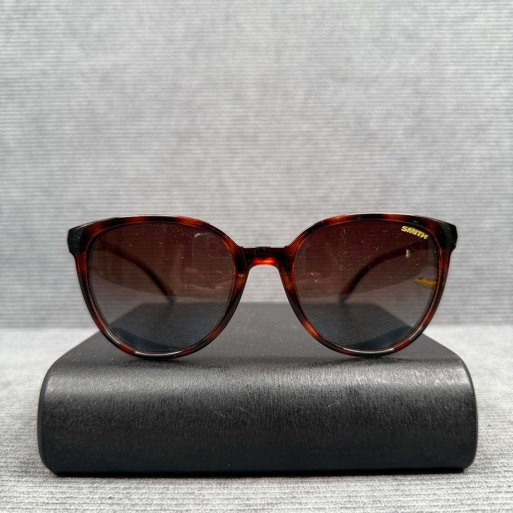 Smith Optics Tortoise Shell Brown Gradient Lens Y2k Sunglasses Round Cat Eye‎